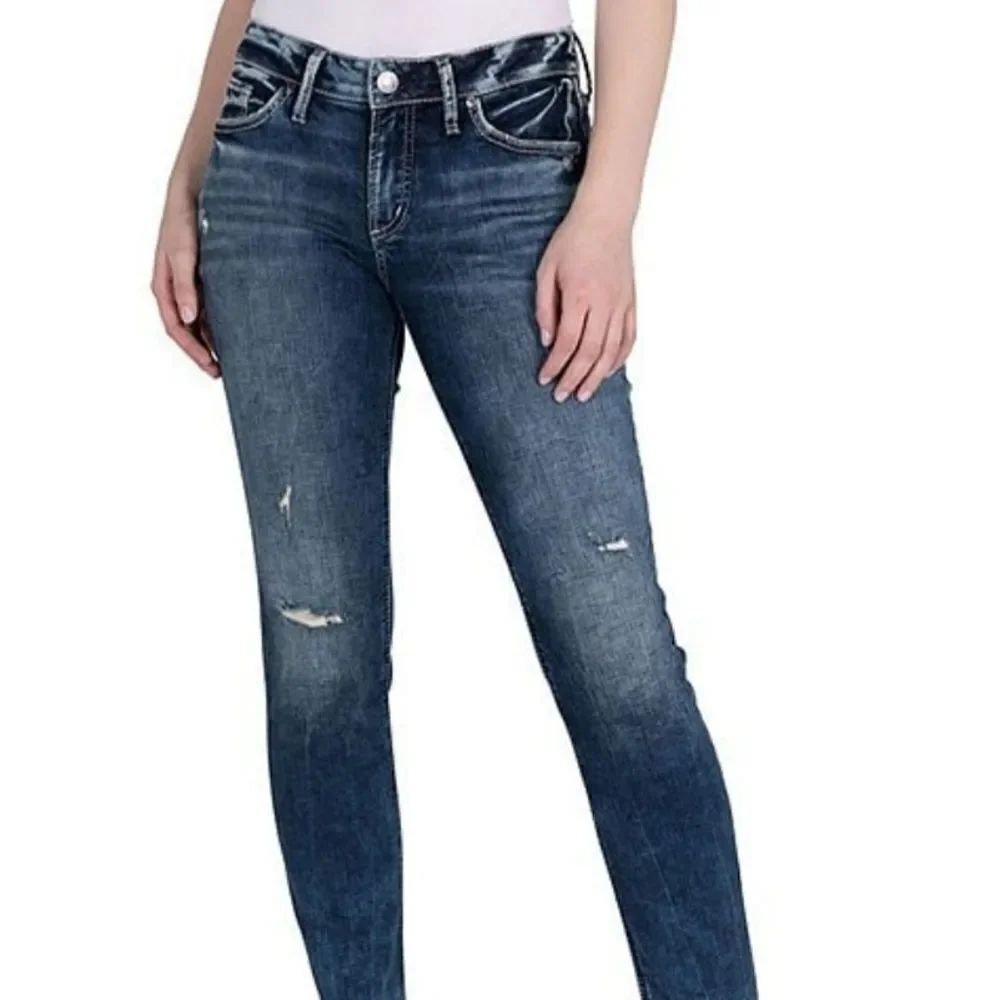 Silver Suki distressed jeans sz 30x33